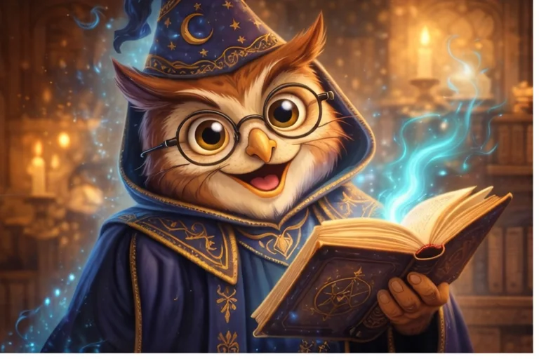 Master — フクロウの姿をした、あなた専属のAIの相棒